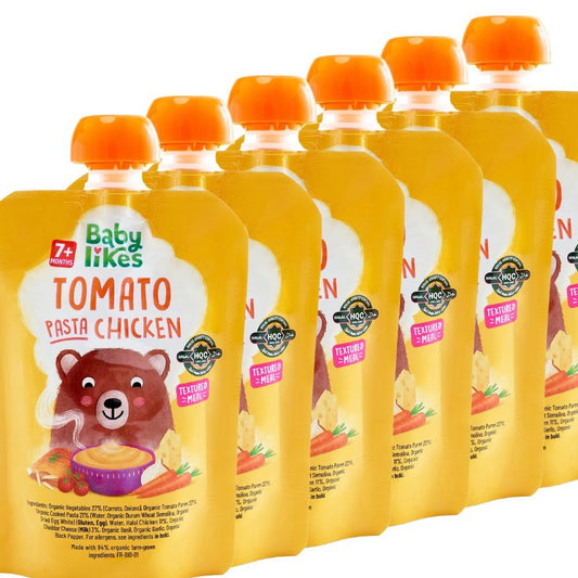 6 pouches Tomato Pasta Chicken baby food