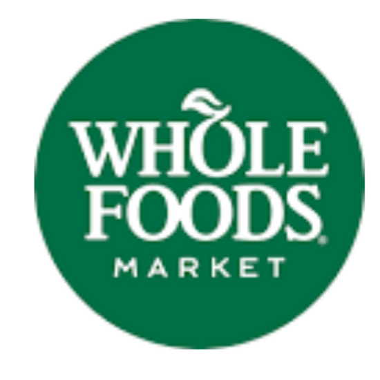 Official Whole Foods Market logo indicating retail availability of Baby Likes organic halal baby food pouches